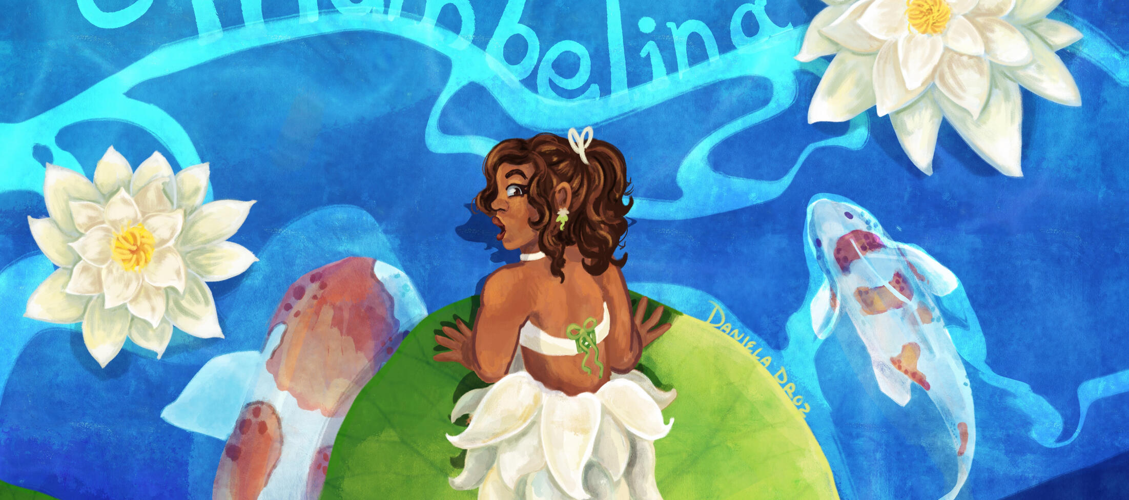 Thumbalina Daniela's interpretation of Thumbalina. Also used as a directory to the Commercial Illustration tab.